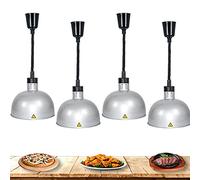 Lampe Chauffante Commerciale Pour Buffets, Idéale Pour Maintenir Les Aliments Au Chaud. Suspension Chauffante Pour Cuisines De Restaurants Et De Services De Restauration. Lampe Chauffante Rétractable