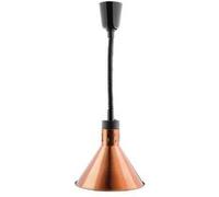 Lampe Chauffante Conique Rétractable Finition Cuivre Buffalo Blanc G