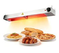 Lampe Chauffante Cuisine Professionnelle, Lampe Chauffante Infrarouge Suspendue, Température Réglable Entre 30 et 80 °C, Lampe Chauffe Plat Adaptée aux Cuisines, Cantines et Hôtels (1, 90cm)