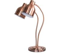 Lampe Chauffante De Cuisine Chauffe-Aliments Double Bras Buffet Station Lampe, Lampe Chauffe-Aliments Commerciale, Lampe Chauffante De Conservation des Aliments avec Ampoule 250w, Bronze