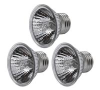 Lampe chauffante de tortue, lampe chauffante pour les reptiles 3pcs 25W 50W 75W Bulbe UVA UVB Reptile Chauffage Bulbe Turtle à spectre complet pour les lézards, réservoir de tortues, aquarium serp