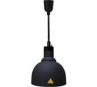 Lampe Chauffante Dôme Ø 240 mm Combisteel Noir G