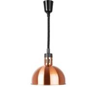 Lampe Chauffante Dôme Rétractable Ø 292 mm - Buffalo - Cuivre - Acier x200mm