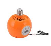 Lampe chauffante E27 150W, température constante Automatique pour Animaux | Régulation thermique précise, sonde extensible, affichage LCD numérique, mémoire de panne, soufflerie douce