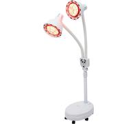 Lampe chauffante infrarouge, 275 watts, design pivotant à 360°, lampe à double foyer