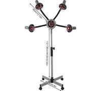 Lampe chauffante infrarouge, réglable en hauteur, coiffure rapide, noir