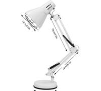 Lampe chauffante infrarouge, support réglable, télécommande, blanc
