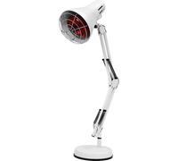 Lampe chauffante infrarouge, télécommande, thérapie réglable, couleur blanche, prise EU