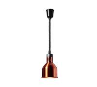 Royal Catering RC-SHSFL05 Lampe Chauffante Cuisine Restauration Chauffe-Plat Assiette (Matériau : Acier, Culot : E27 (Max. 250 W), Aspect : Laiton, Tension : 230 V)