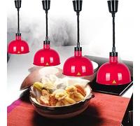 Lampe chauffante pour Aliments, Chauffe-Plats, Ampoule chauffante 250 W, Chauffe-Plats Professionnels, Lampes chauffantes suspendues réglables de 60 à 180 mm, Fournitures pour Restaurants et
