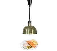 Lampe chauffante pour Aliments - Chauffe-Plats Professionnel 250 W - Ampoule chauffante réglable pour la Restauration - Lampe chauffante Suspendue pour Le Chauffage des Aliments en restaurat