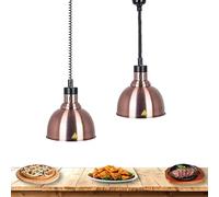 Lampe Chauffante pour Aliments, Chauffe-Plats Suspendu pour Buffet, Restaurant, Cuisine D'hôtel, Lampe Chauffante Rétractable pour Aliments, équipement De Restauration Commerci, 2PCS