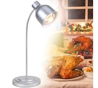 Lampe Chauffante Pour Buffet à Double Tête, Lampe électrique Portable De 500 W, Lampe Chauffante En Acier Inoxydable Pour Restauration, Cuisine De Restaurant, Cantine