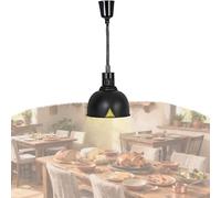 Lampe Chauffante pour Buffet, Lampe Chauffe-Plats pour Aliments Commercial, Télescopique Lampe Infrarouge 250W Professionnelle Chauffant pour Restaurant, Hauteur Réglable en Acier Inoxydable(C-25,1)