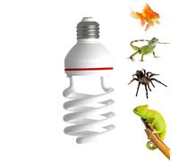 Lampe Chauffante pour Reptiles | Ampoule Reptile Lumière Diurne - 26W UVB Lampe Jour pour Tortue Serpent Grenouille Gecko et Habitat Terrarium Aquarium