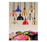 Lampe chauffante Suspendue for Aliments, Chauffe-Plats, Lampe chauffante for friture, avec Cordon rétractable (diamètre 18/29 cm)(Color8,18.5cm)