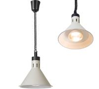 Lampe Chauffante Suspendue HENDI 250W Blanche