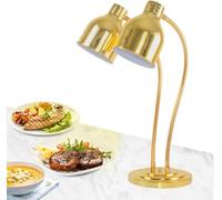Lampe Chauffe-Aliments Commerciale 500w Lampe Chauffante à Double Tête Rotation à 360 ° Extensible Jusqu’à 70 Cm Lampe Chauffante sur Pied pour Table Chauffante De Buffet De, B, 2