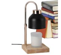 Lampe chauffe-bougie avec minuterie, lampe chauffe-bougie électrique,Lampe d'aromathérapie de table multifonctionnelle | à la mode