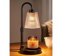 Lampe chauffe-bougie avec minuteur, à intensité variable pour bougies en pot, hauteur réglable, cadeau d'anniversaire pour femme, maman, cadeau de pendaison de crémaillère, décoration d'intérieur