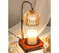 Lampe chauffe-bougie avec variateur d'intensité et minuterie, diffuseur de cire électrique pour bougie parfumée, cadeau d'intérieur pour femme, maman, cadeaux d'anniversaire pour elle, lampe