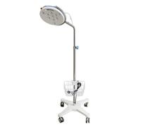 Lampe Chirurgicale LED Mobile sur Pied, Réglable, 10 LED, Sans Ombre, avec Panier De Rangement, for Chirurgie et Gynécologie