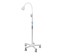 Lampe Chirurgicale Médicale Dentaire Rotation à 360° LED Lampe D'examen Chirurgical Type Support De Sol Avec Roues,Pour Usage Ambulatoire, Dentaire, Familial (Avec 5 roulettes)