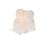 Lampe chouettes bisou blanc TU