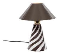 Lampe Cléo choco - - Marron - Céramique