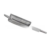 Lampe clignotant Lot de 2 feux de position latéraux à LED fumés ambrés pour BMW E60 E90 E91 E81 E87(Dynamic Crystal Type)