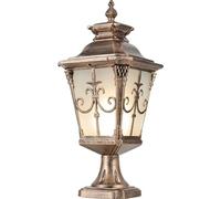 Lampe colonne extérieure vintage, étanche IP55, avec télécommande, bronze-grandeur