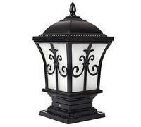 Lampe Colonne Papillon antirouille à tête Unique E27, Lampe de Porte, Villa, Garage, pavillon, décoration de Patio, lumière rétro Industrielle, Lanterne de Poteau
