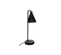 Lampe coloris noir en fer / PVC - Longueur 16 x Largeur 13 x Hauteur 45,5 cm --