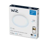 WiZ Plafonnier connecté Wi-Fi Adria à intensité variable, Blanc froid, 12W, fonctionne avec Alexa, Google Assistant et Apple HomeKit