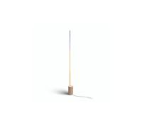 Philips Lampadaire Gradient Signe – base ton bois, Bluetooth, Alexa/Google Assistant/Apple HomeKit