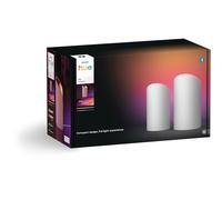 Philips Hue Play Wall Washer Connecté Blanc, Pack de 2, White and Color Ambiance avec technologie ColorCast, Compatible Bluetooth, Contrôle Vocal avec Alexa, Apple Home & Google Assistant Philips.