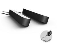 Lampe connectée PHILIPS HUE W&C Play x2 avec alim. Noir