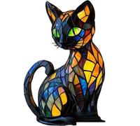 Lampe Corgi et Lampe Carlin,Veilleuse Art Série Chien en Résine, Veilleuse de Table Teintée Bouledogue Français,Table à Led Colorée Sur le Thème des Chiens,Cadeau Amusant Pour Amoureux Des Chiens (S)