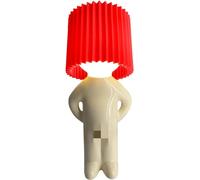 Lampe créative un petit homme timide, lampe de Table créative for garçon coquin, nouveauté, lampe de nuit de bureau amusante, décoration de la maison, cadeau/990 (Color : Red)