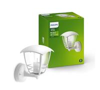 LAMPE CREEK FROM OUTDOOR WALL, LANTERNA UP, ALUMINIUM, WHITE