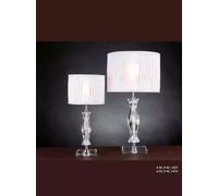 Lampe cristal lampe de table blanc debout table de nuit nouveau bureau