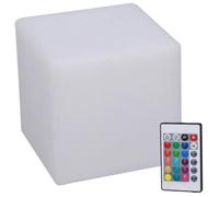 Lampe cube LED RGBW avec télécommande, 16 couleurs réglables, 4 modes, lampe d'ambiance pour décoration intérieure, salon, bar