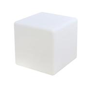 Lampe cube lumière d'ambiance LED, veilleuse à 16 couleur changeante, tabouret cube lumineux avec télécommande luminosité variable éclairage décoratif étanche jardin(Rechargeable,35*35*35cm)