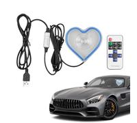 Lampe Cœur | Lampe LED Ambiance Cœur,Décoration Intérieure Voiture Neon Tableau De Bord Maison Fête Saint-Valentin