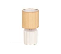 Lampe à poser champignon secteur Tylia blanc H26,5cm - Atmosphera createur d'interieur