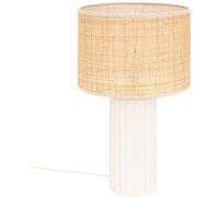 Lampe céramique Tylia blanc H47cm - Atmosphera createur d'interieur