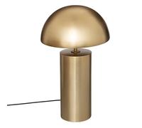 Lampe cylindre ""Champi"" hauteur 50 cm métal or Atmosphera - -