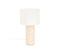 Lampe à poser Noly céramique beige H44cm - Atmosphera createur d'interieur