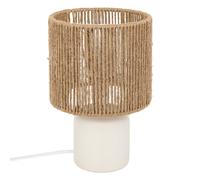 Atmosphera – Lampe à poser Koby blanc H24 cm