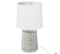 Lampe ""Cyril"" céramique gris H36cm - Atmosphera createur d'interieur